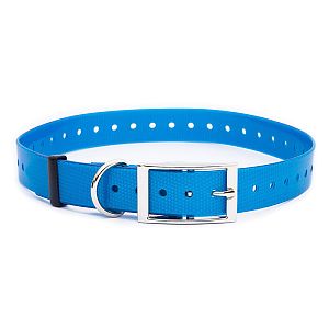 Modrý plastový obojek k GPS trackeru